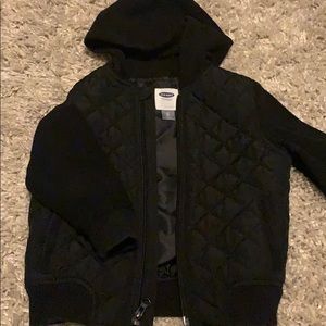 Boys fleece black jacket